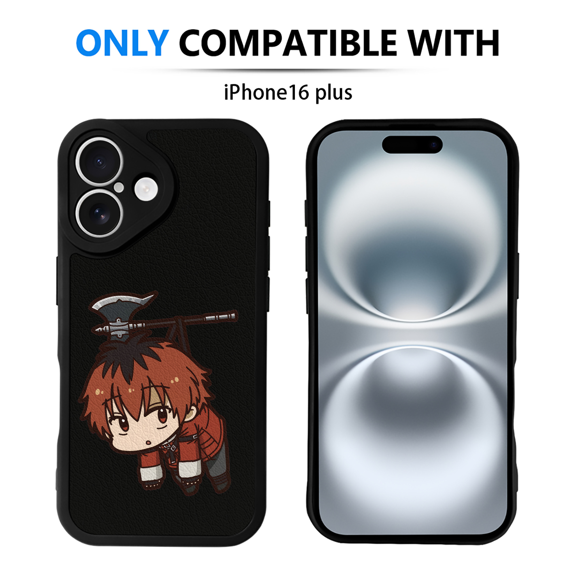 （画像用） 葬送のフリーレン Frieren 【iPhone 16シリーズ対応】シリコンスマホケース（レザー調） 材質：シリコン